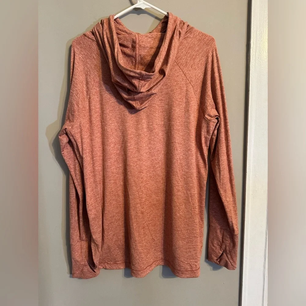 Athleta Women's Uptempo Rust Pullover Hoodie Sweatshirt - Picture 9 of 9